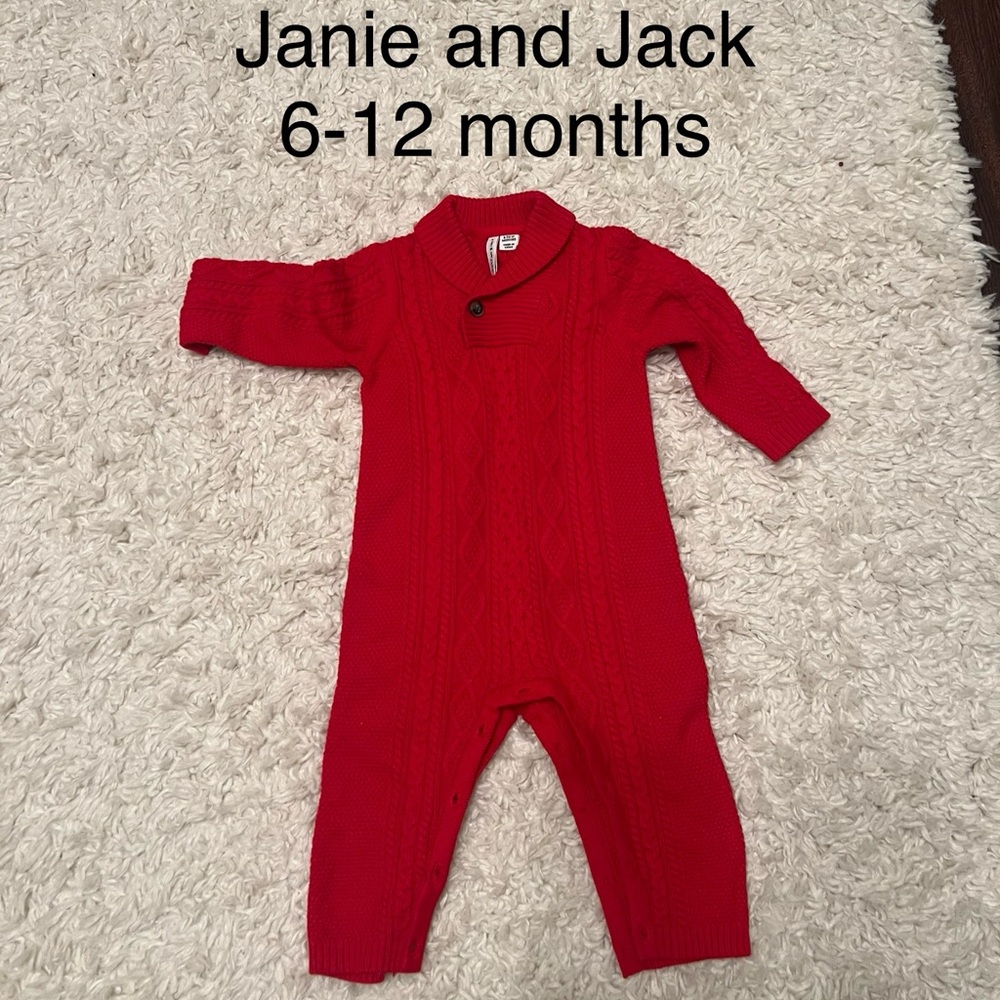 Janie and Jack Sweater Onesie